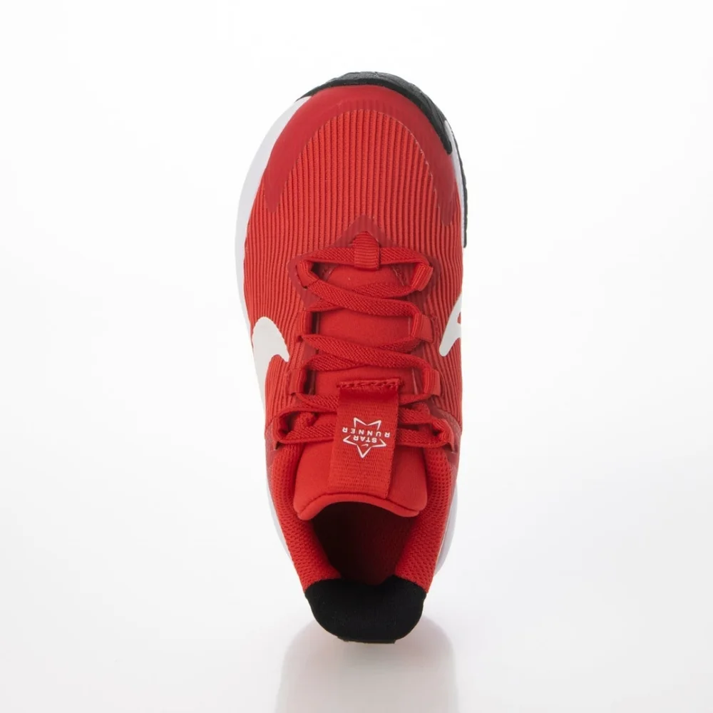 Nike Star Runner 4 Little Kids' Red Running Shoes Size 11c - Picture 5 of 8